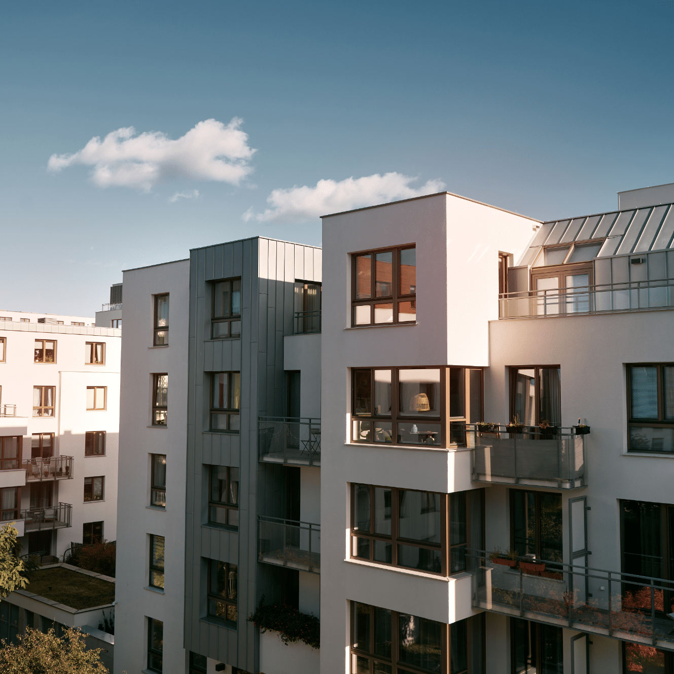 Photo d'un immeuble résidentiel européen